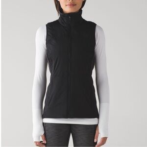 Lululemon Run For Cold Black Vest